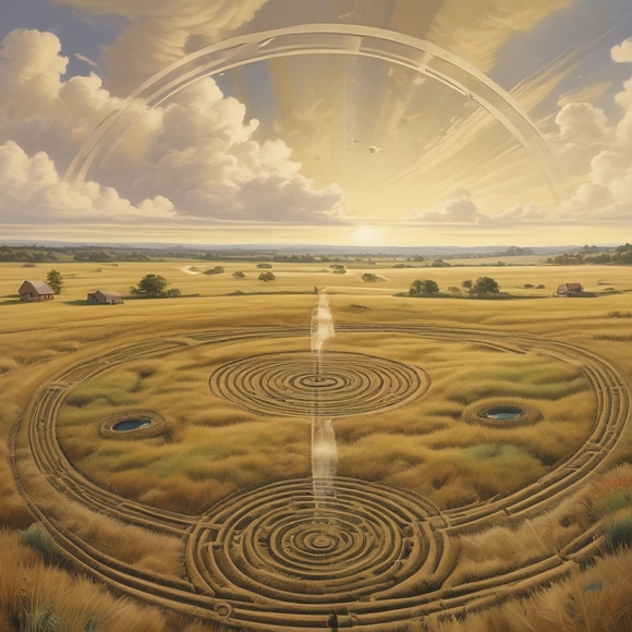 Golden Field Art Print - Picture 1 of 1